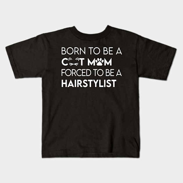 Hairstylist Kids T-Shirt by Elhisodesigns